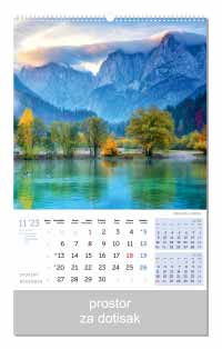 COLOR KALENDARI 2023 VRHOVI SVIJETA 11. MJESEC